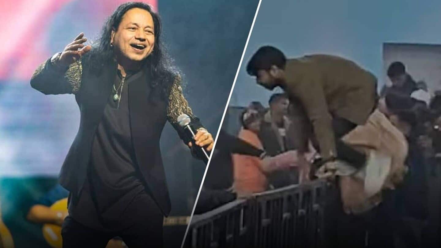 'You are behaving like animals': Kailash Kher halts concert mid-way