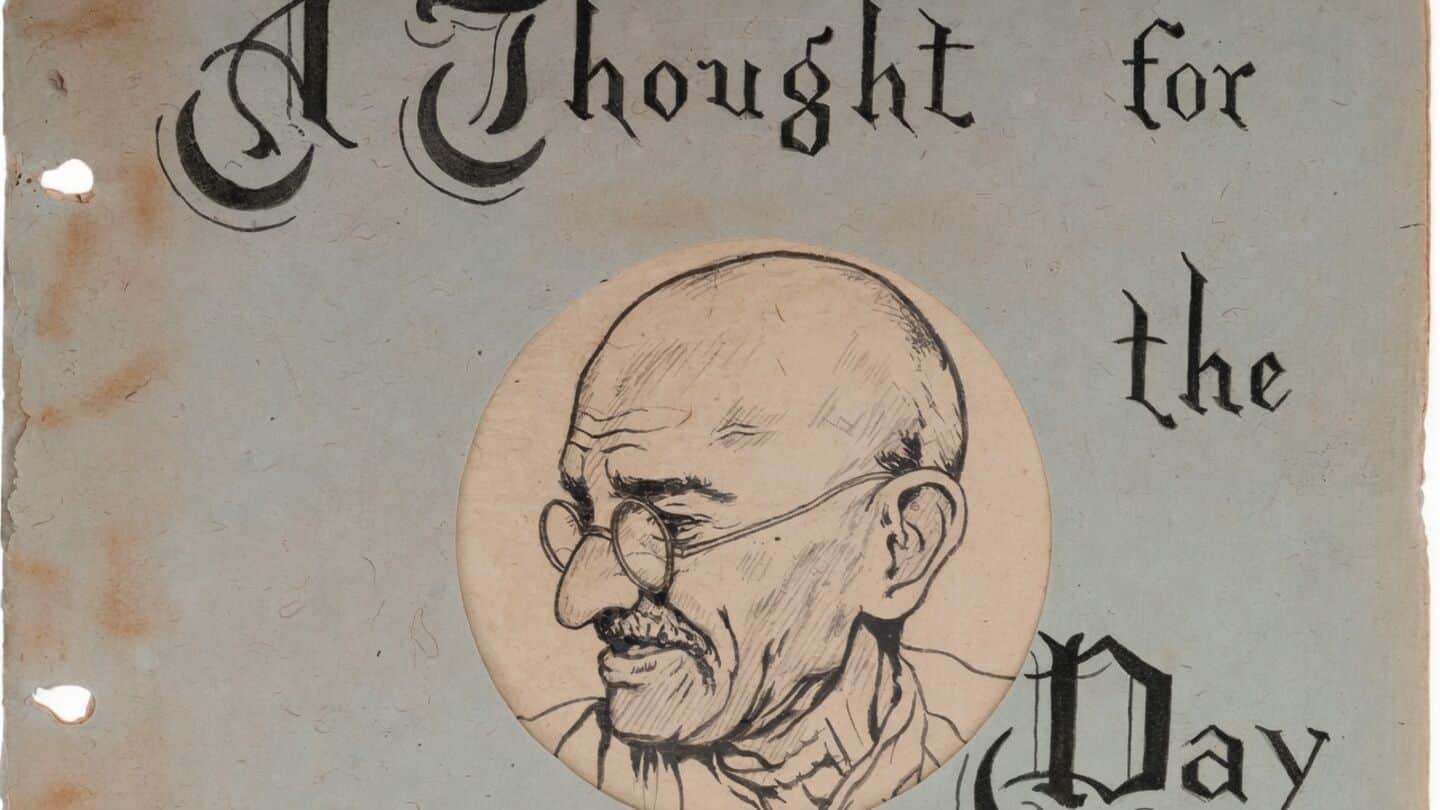 Gandhi's handwritten notes auctioned for ₹16.2cr in Mumbai