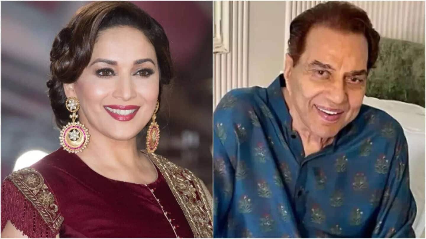 'Gracious, down-to-earth': Madhuri Dixit remembers late Dharmendra