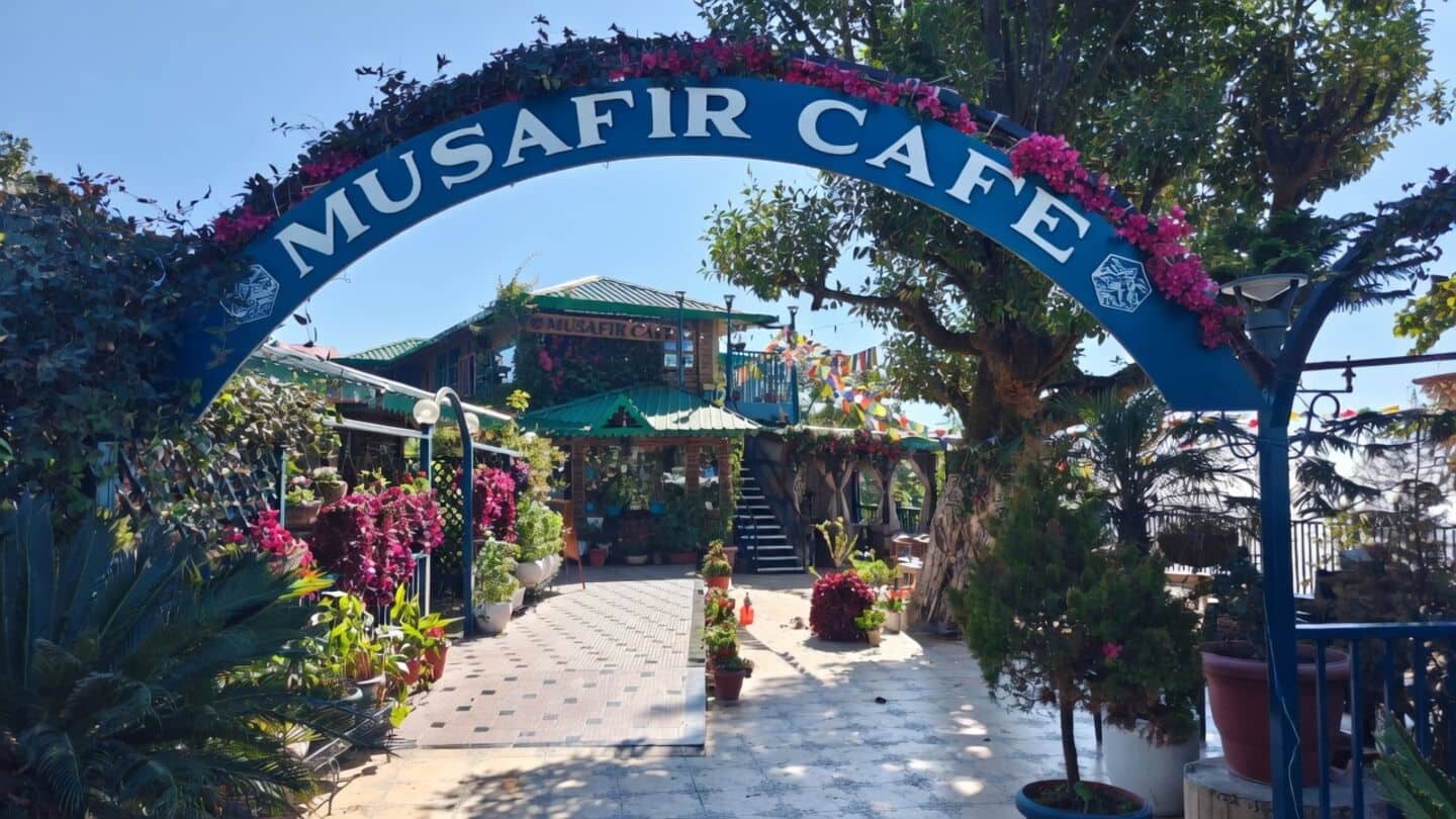 Where is Vikrant Massey's Musafir Cafe located in real life?