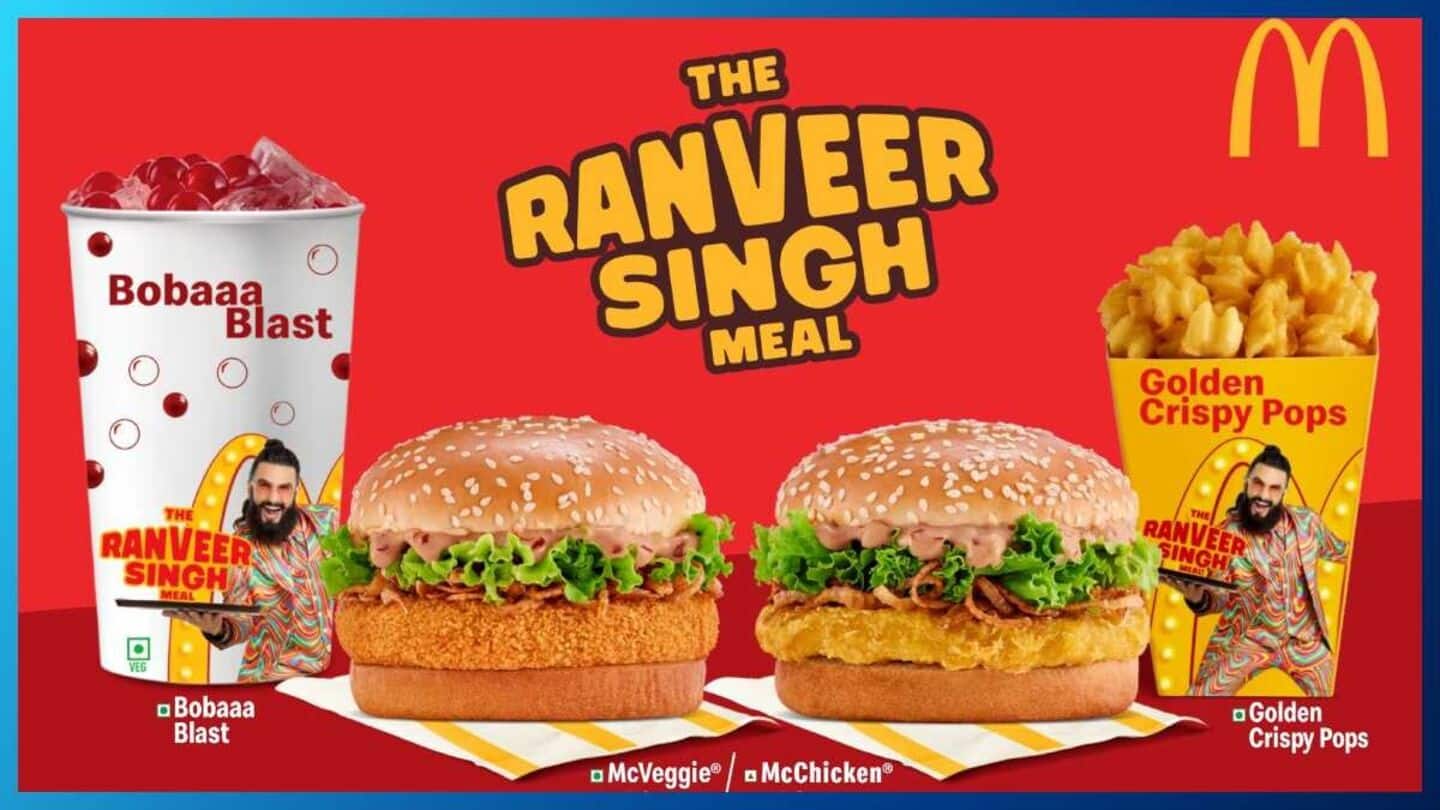 When will 'The Ranveer Singh Meal' be available at McDonald's When will 'The Ranveer Singh Meal' be available at McDonald's