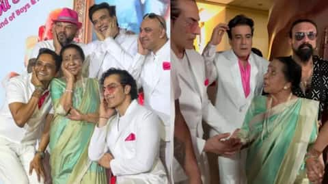 Asha Bhosle gushes about her collab with grandson's boy band