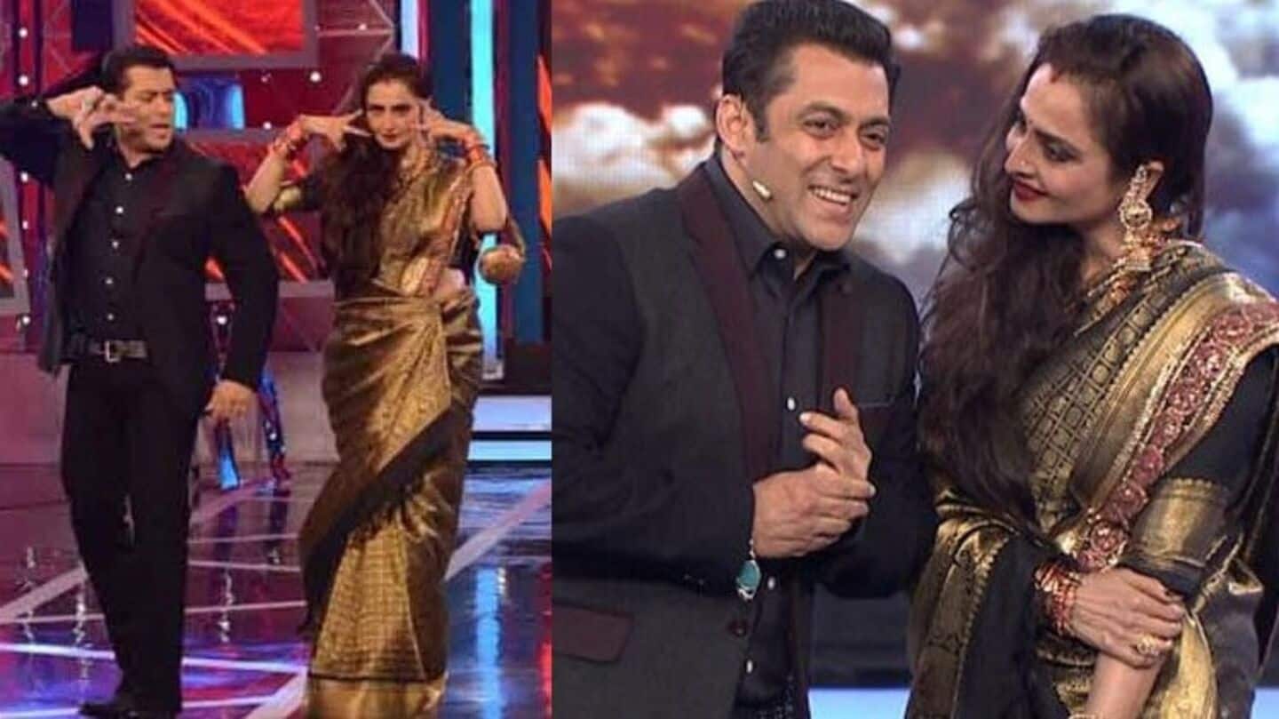 When Salman Khan revealed he had a crush on Rekha When Salman Khan revealed he had a crush on Rekha