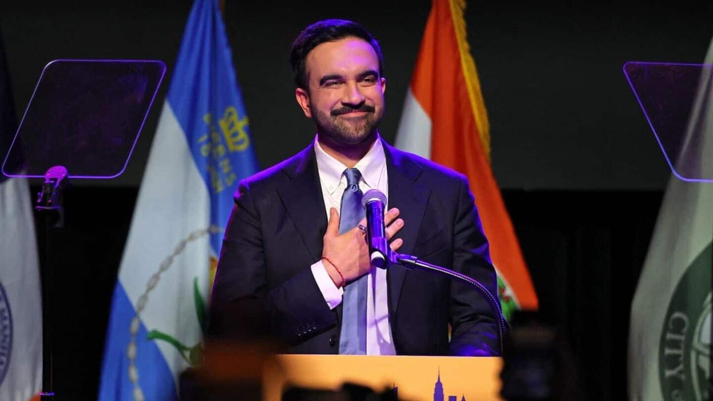 Mamdani becomes NYC's 1st Muslim mayor, celebrates with 'Dhoom Machale'