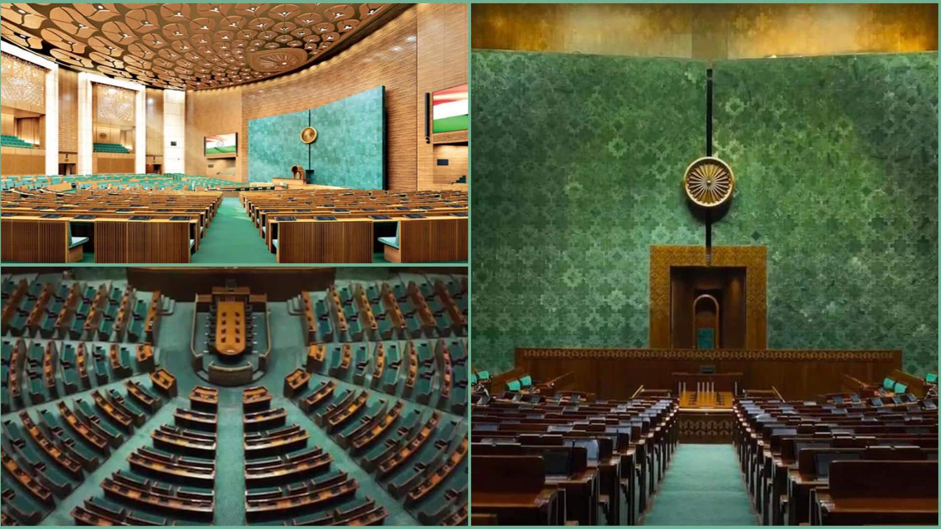 Lotus, peacock, and banyan tree; Look inside new Parliament