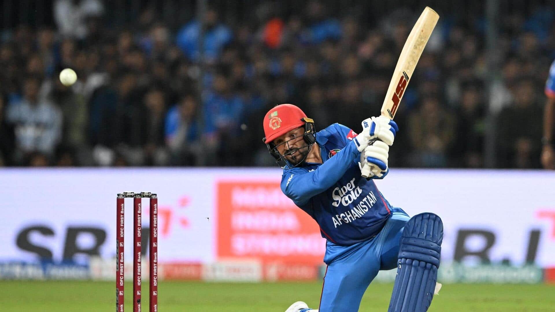 Gulbadin Naib smashes the joint-fastest T20I fifty for Afghanistan: Stats