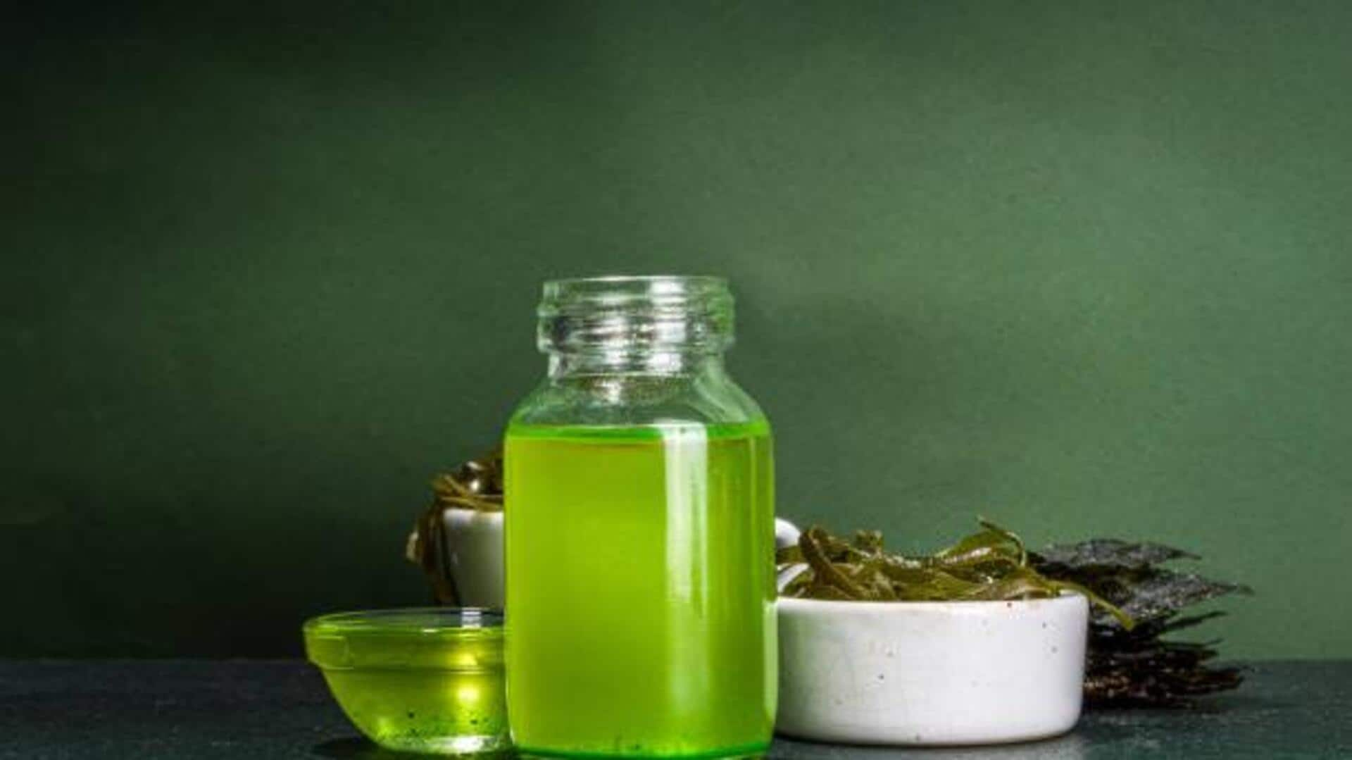 Enhancing evening skincare with algae oil