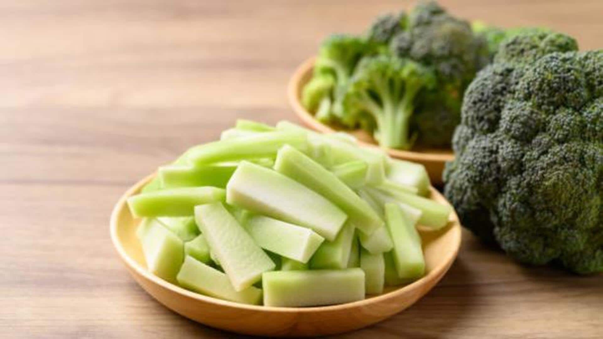 How to cook with broccoli stems How to cook with broccoli stems