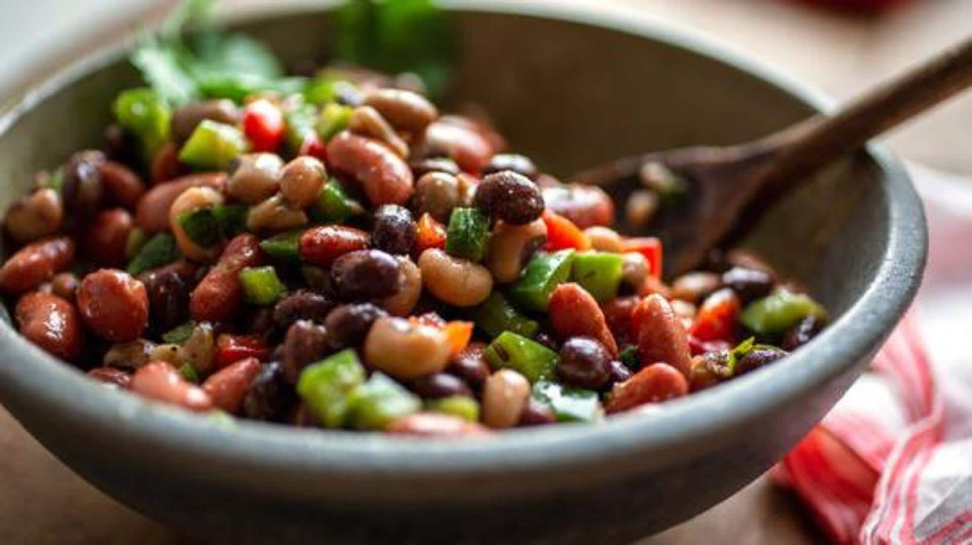 5-minute breakfasts: Red kidney bean bowls