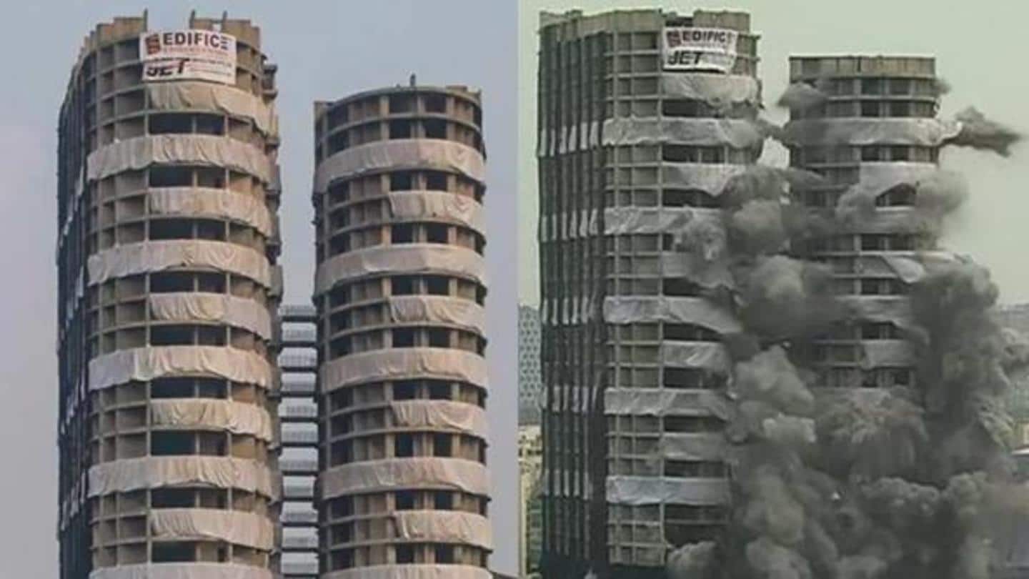 Supertech issues statement post demolition, defends twin towers construction