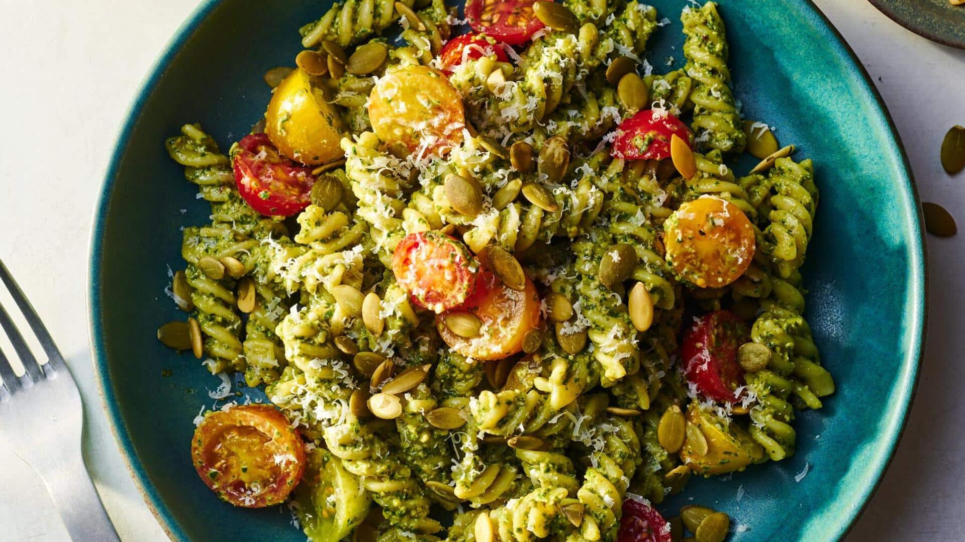 Pumpkin seeds pesto + pasta: 5 recipes to try