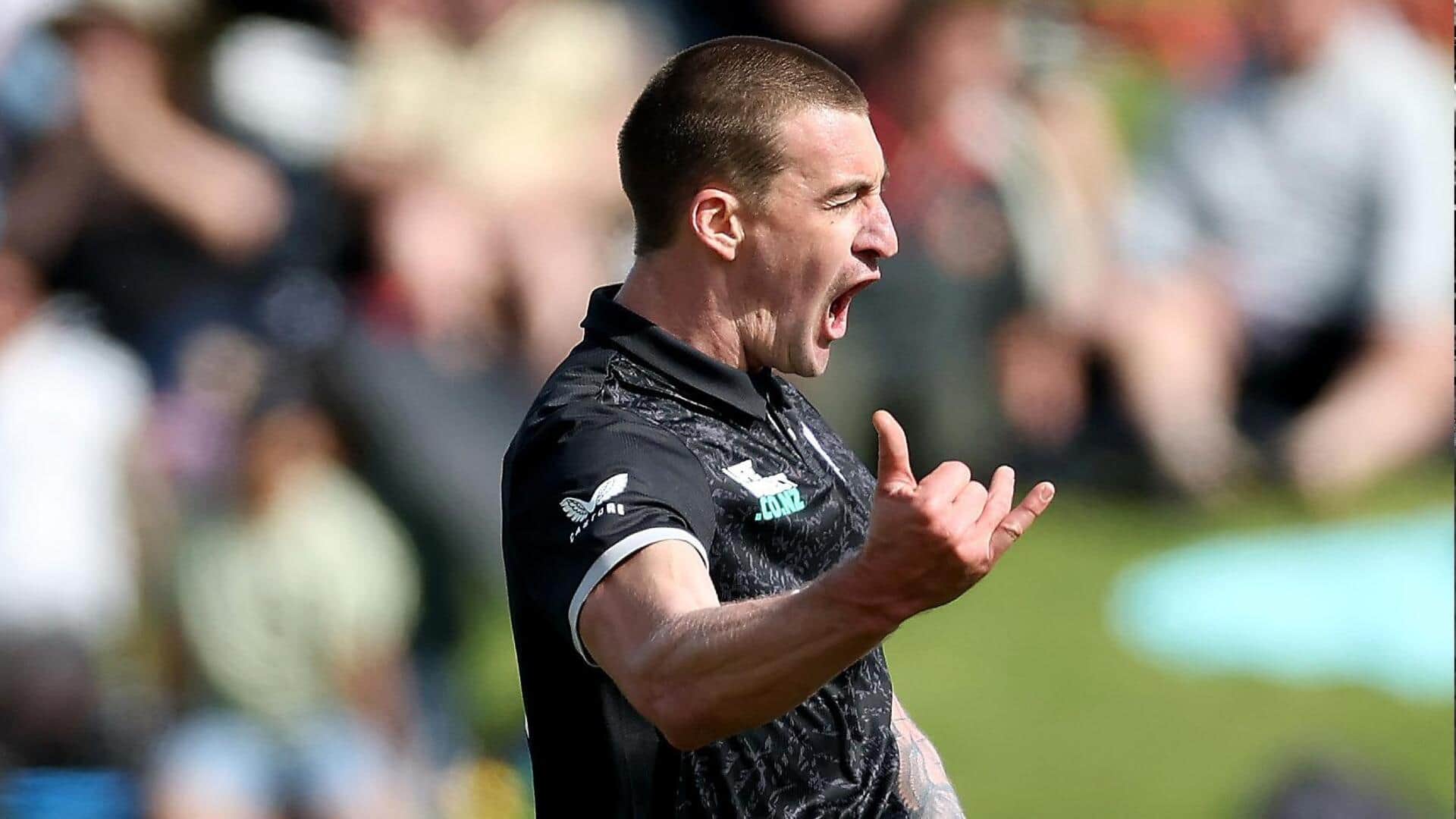 Blair Tickner shines on comeback, takes four-fer against England: Stats