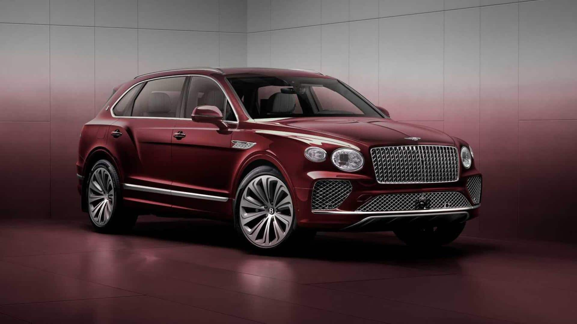 Bentley celebrates Bentayga's 10th anniversary with new 'Atelier Edition'