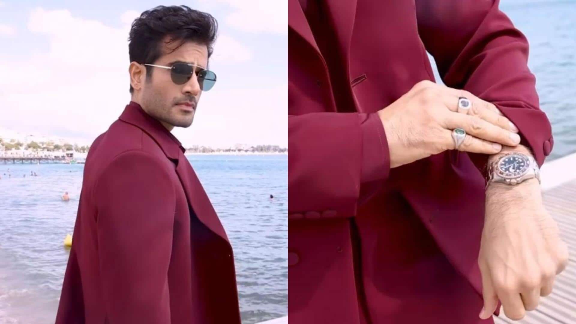 Karan Tacker stuns in rare ₹18L Rolex at Cannes 2025 Karan Tacker stuns in rare ₹18L Rolex at Cannes 2025