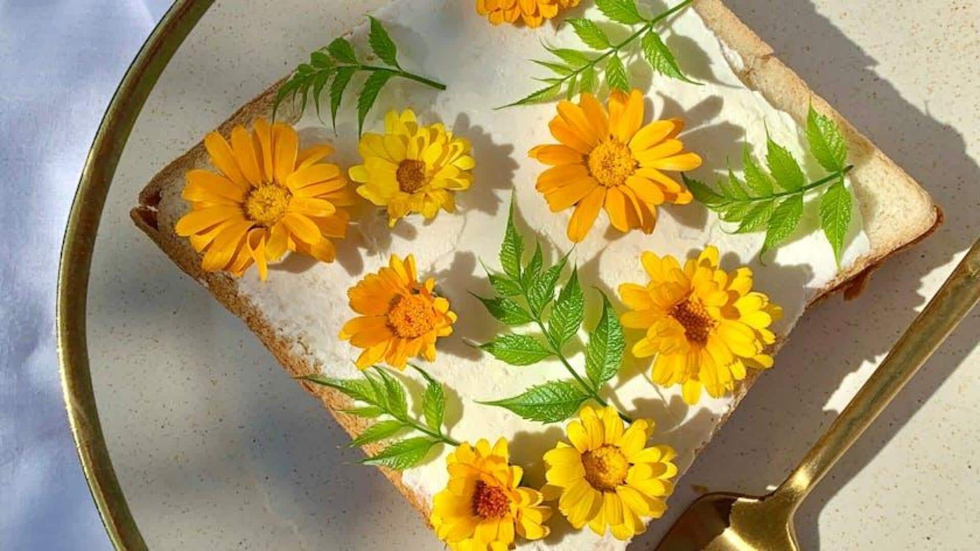 Add these 5 edible flowers to your daily meals Add these 5 edible flowers to your daily meals