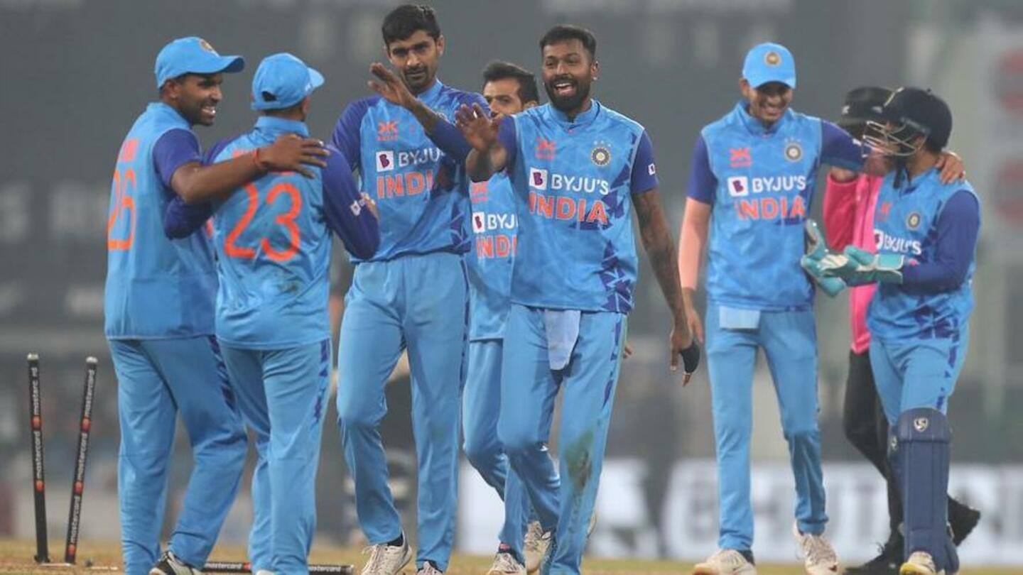 India overcome NZ in 2nd T20I, level series 1-1: Stats