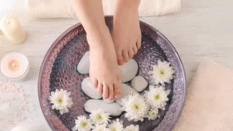 DIY foot spa: Treat your feet to relaxation