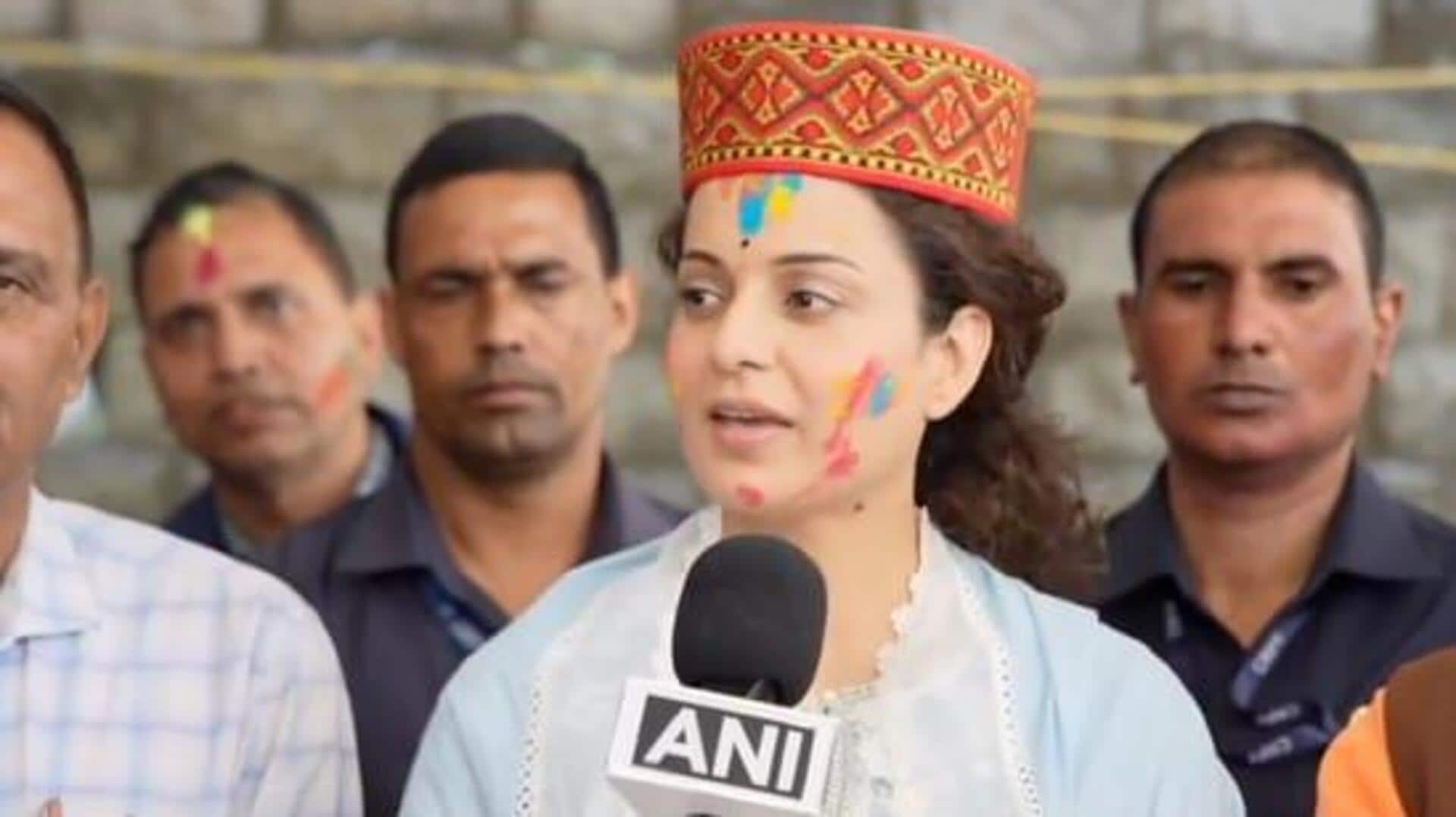 Kangana Ranaut addresses media for first time since joining BJP