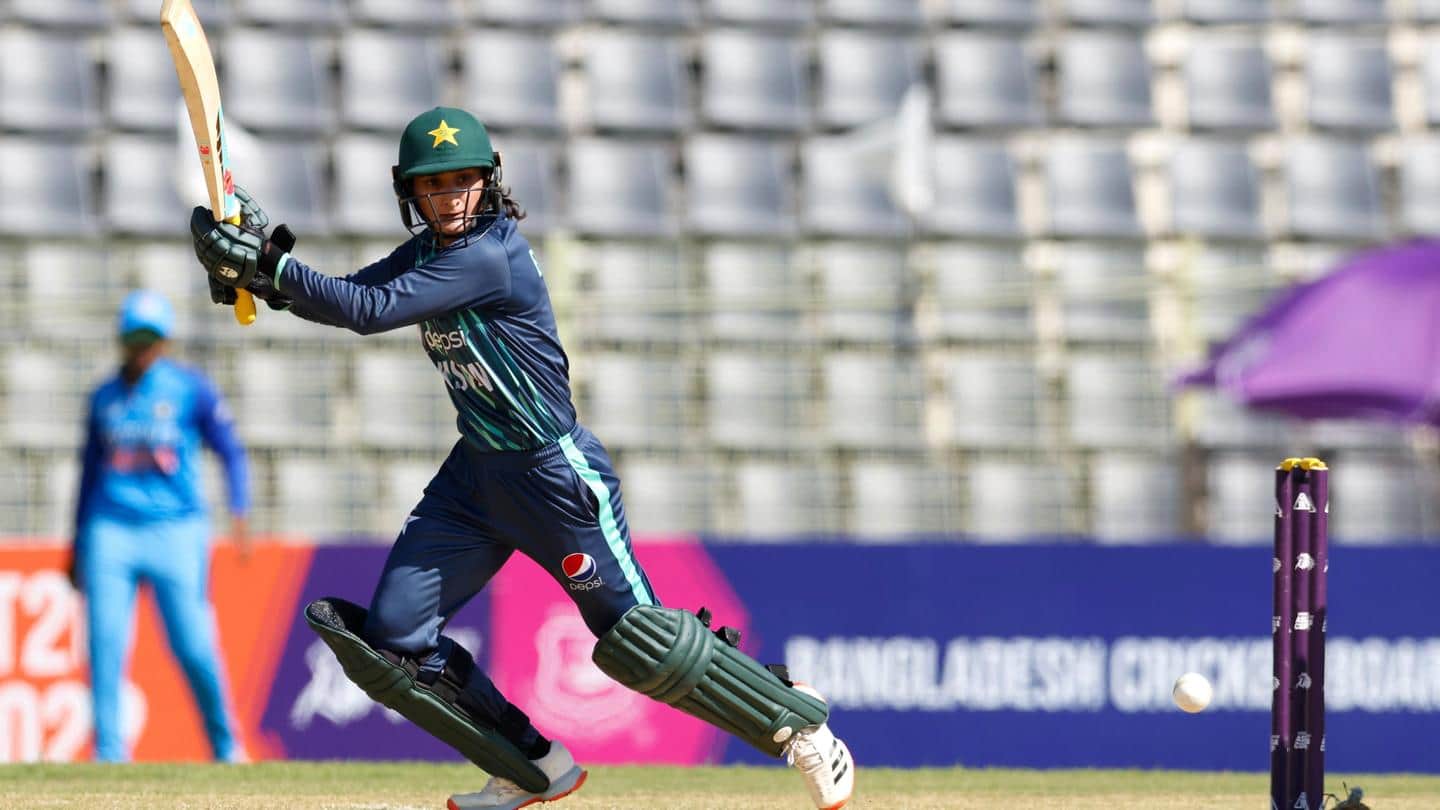 Women's Asia Cup, Pakistan outfox India: Key stats