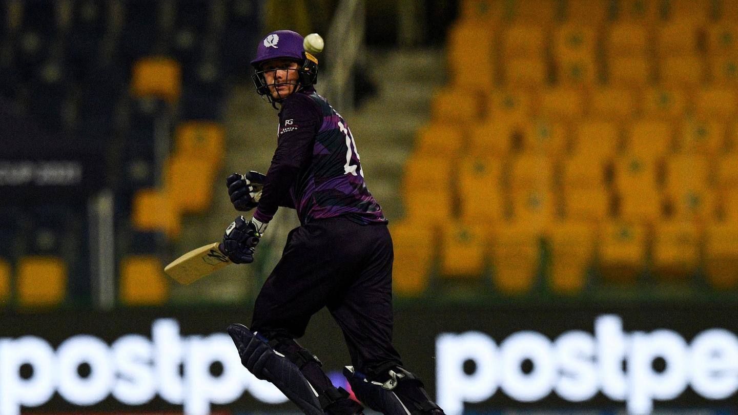 Feats scripted by the Scotland batters Feats scripted by the Scotland batters