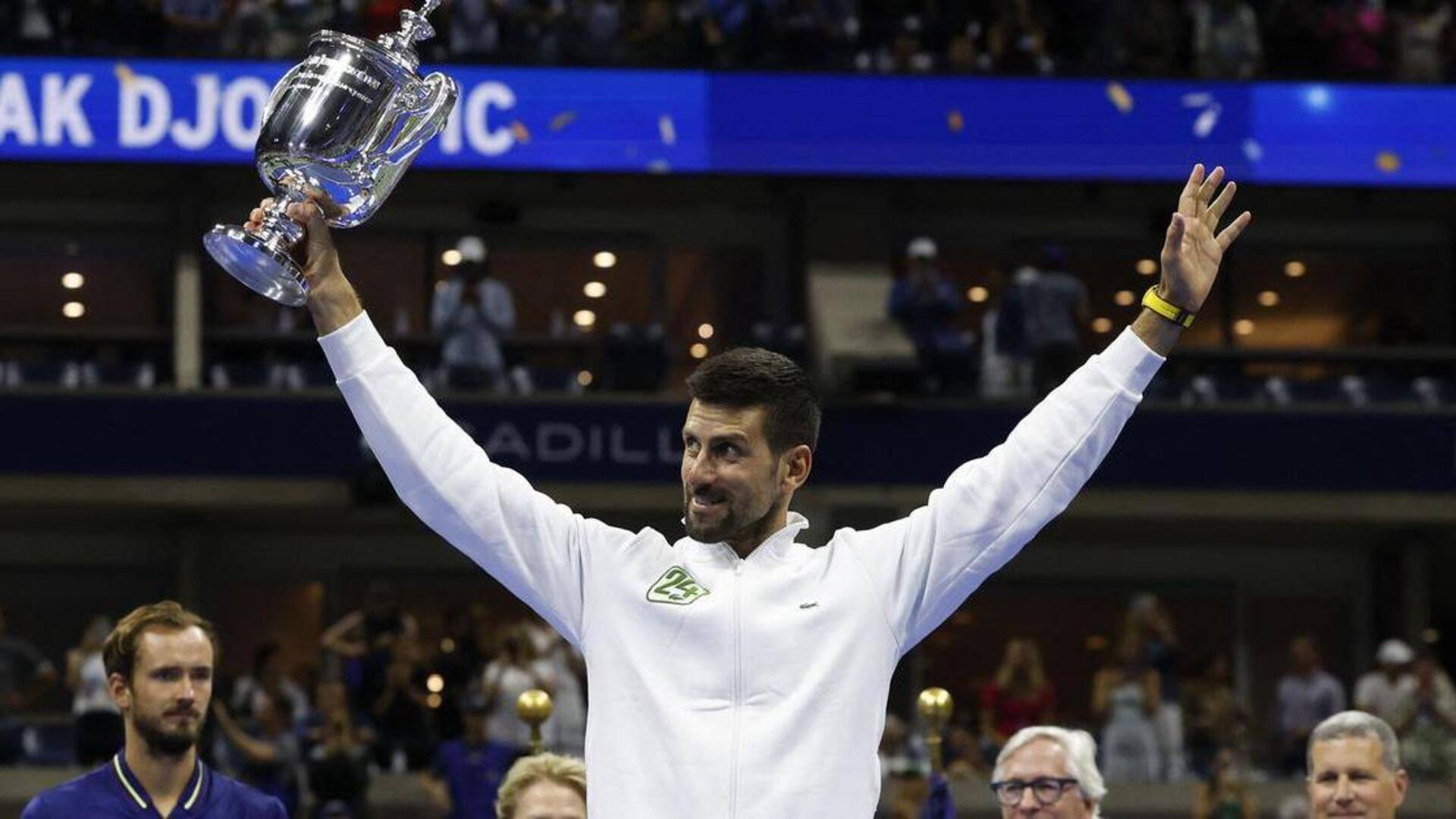 Novak Djokovic claims his 69th hard-court title: Key stats