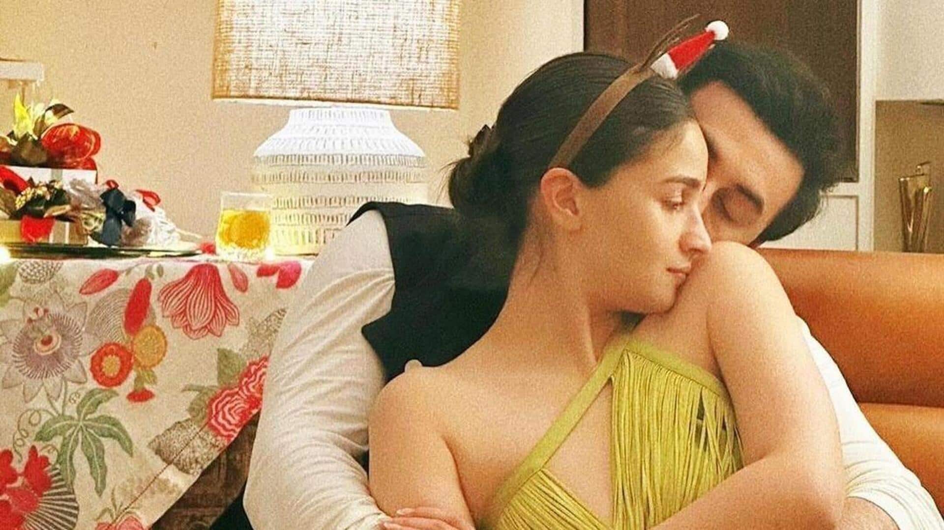 Alia Bhatt shares special Christmas pictures featuring Ranbir, Ayan, family