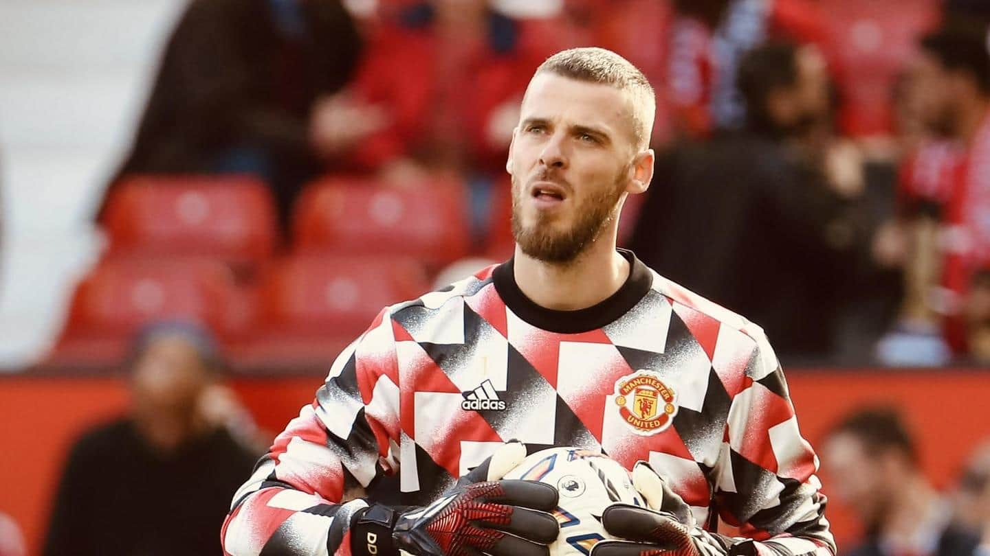 David de Gea makes his 500th appearance for Manchester United