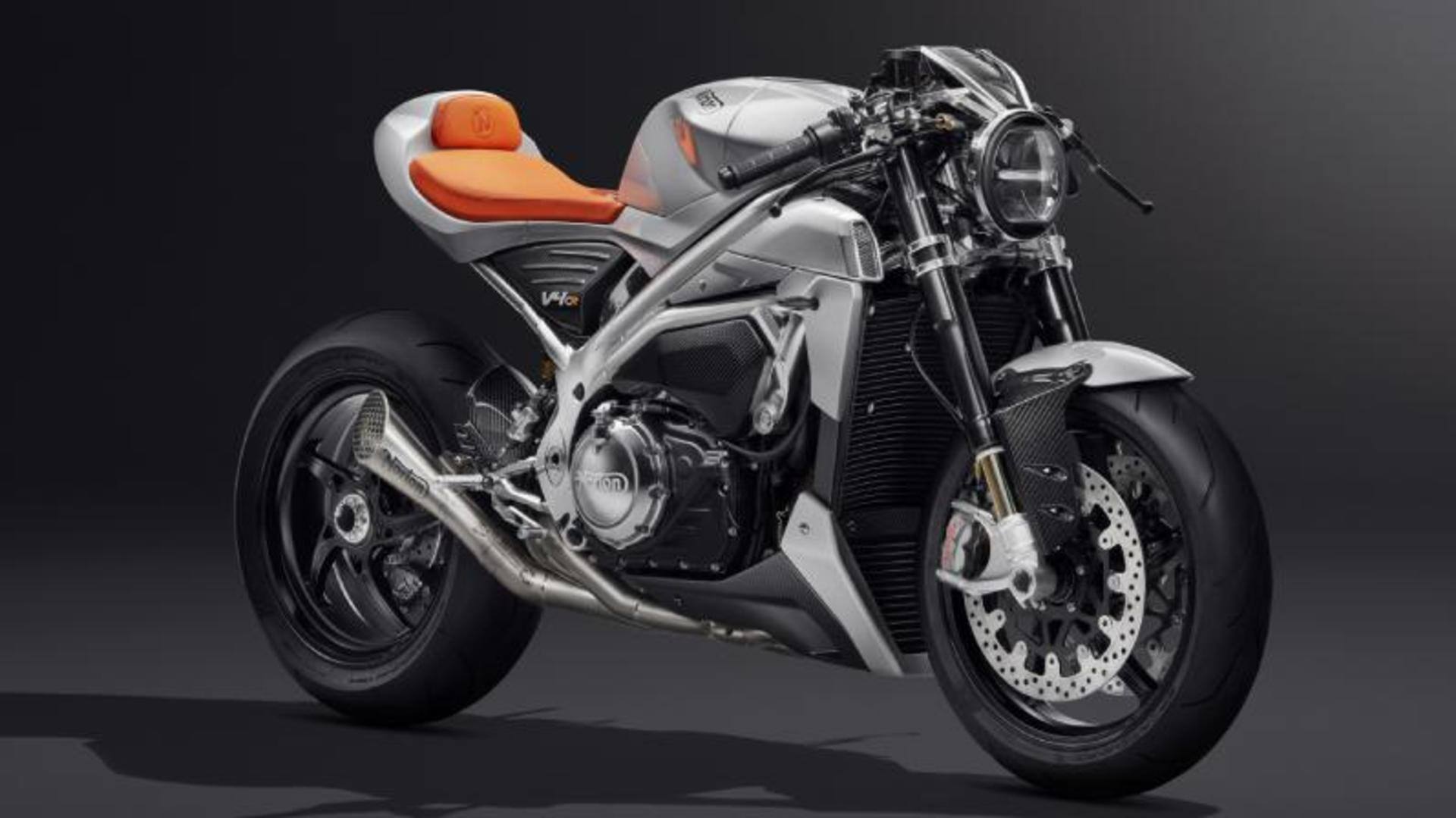 Best features of limited-run Norton V4CR cafe racer