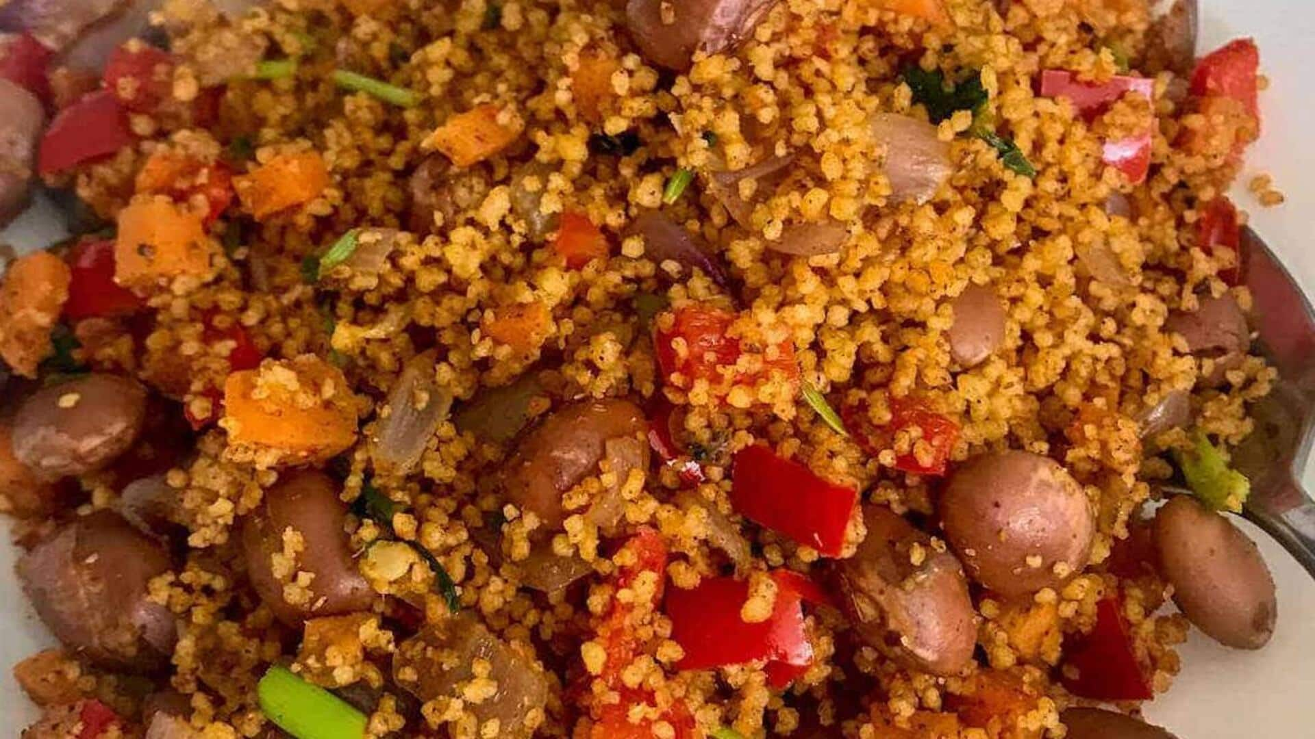 Check out this Moroccan spiced vegan couscous recipe