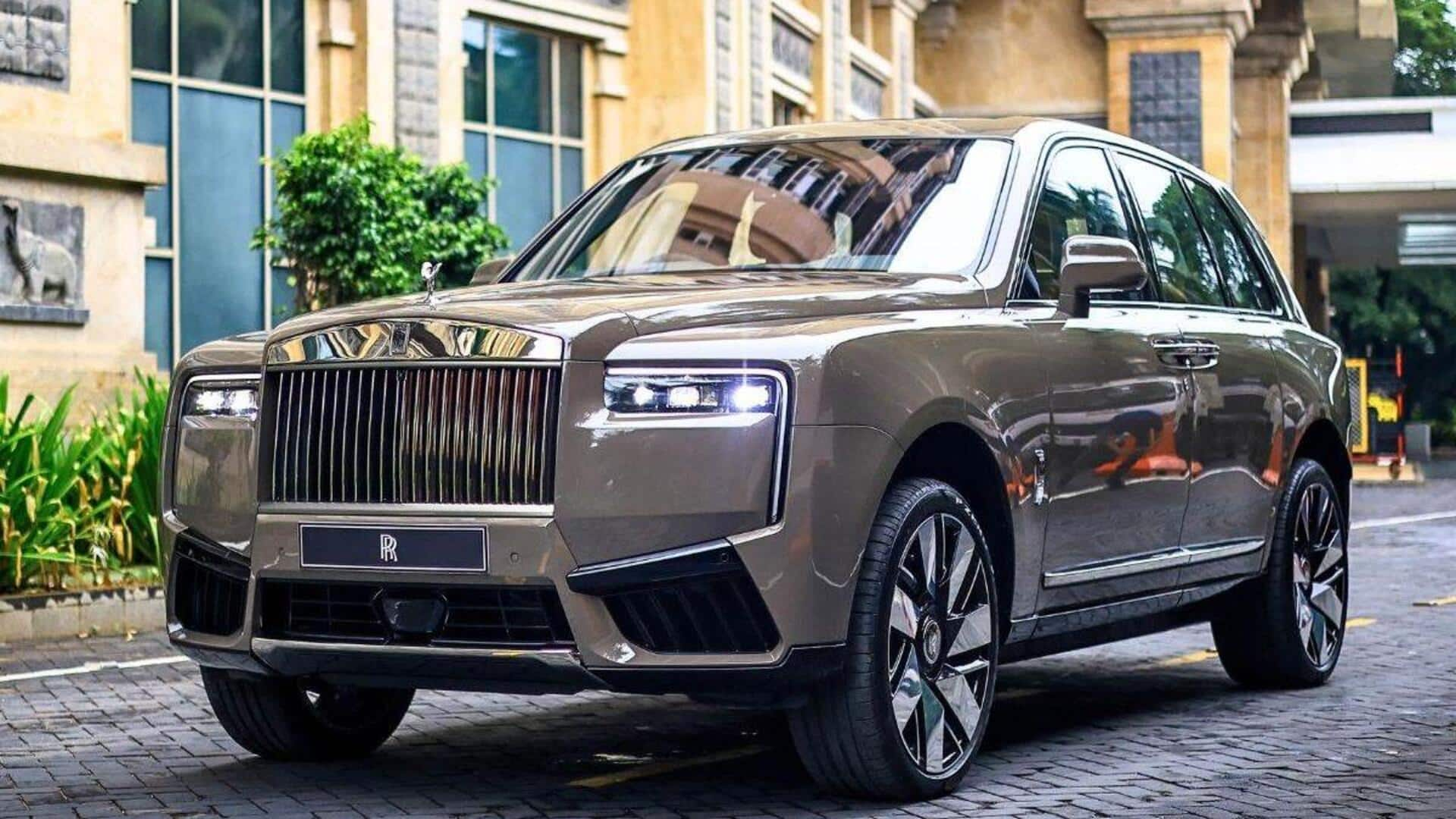 Rolls-Royce Cullinan (facelift) debuts in India at ₹10.5 crore