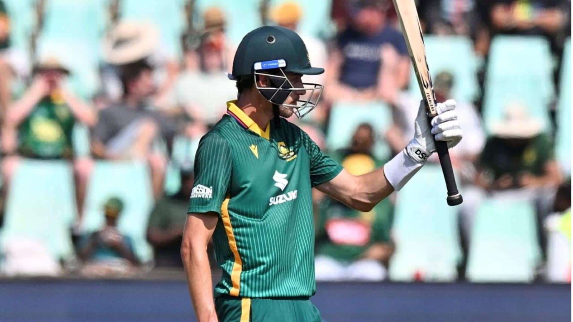 Marco Jansen scores his third ODI half-century: Key stats
