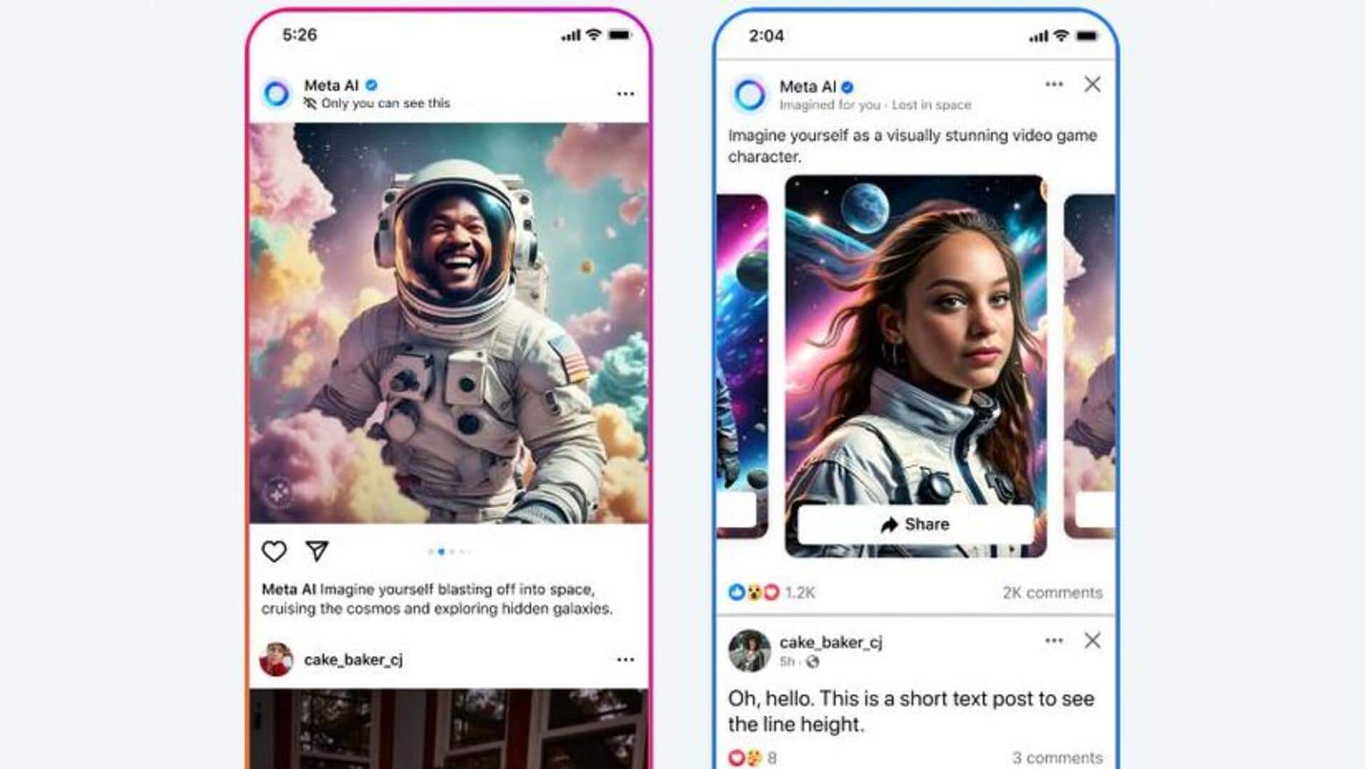 Meta to introduce AI-generated images on Facebook, Instagram feeds