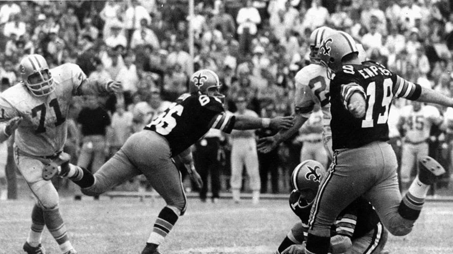 #ThisDayThatYear: Saints kicker Dempsey kicks NFL 63-yard field goal (1970)