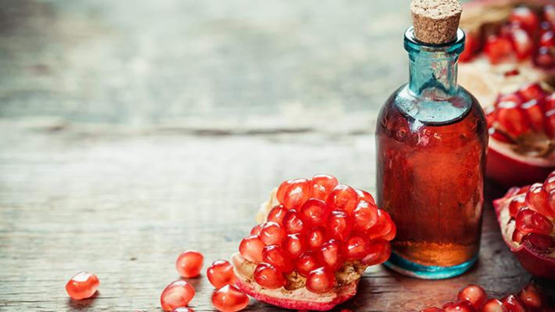 Enhancing lip care with pomegranate oil