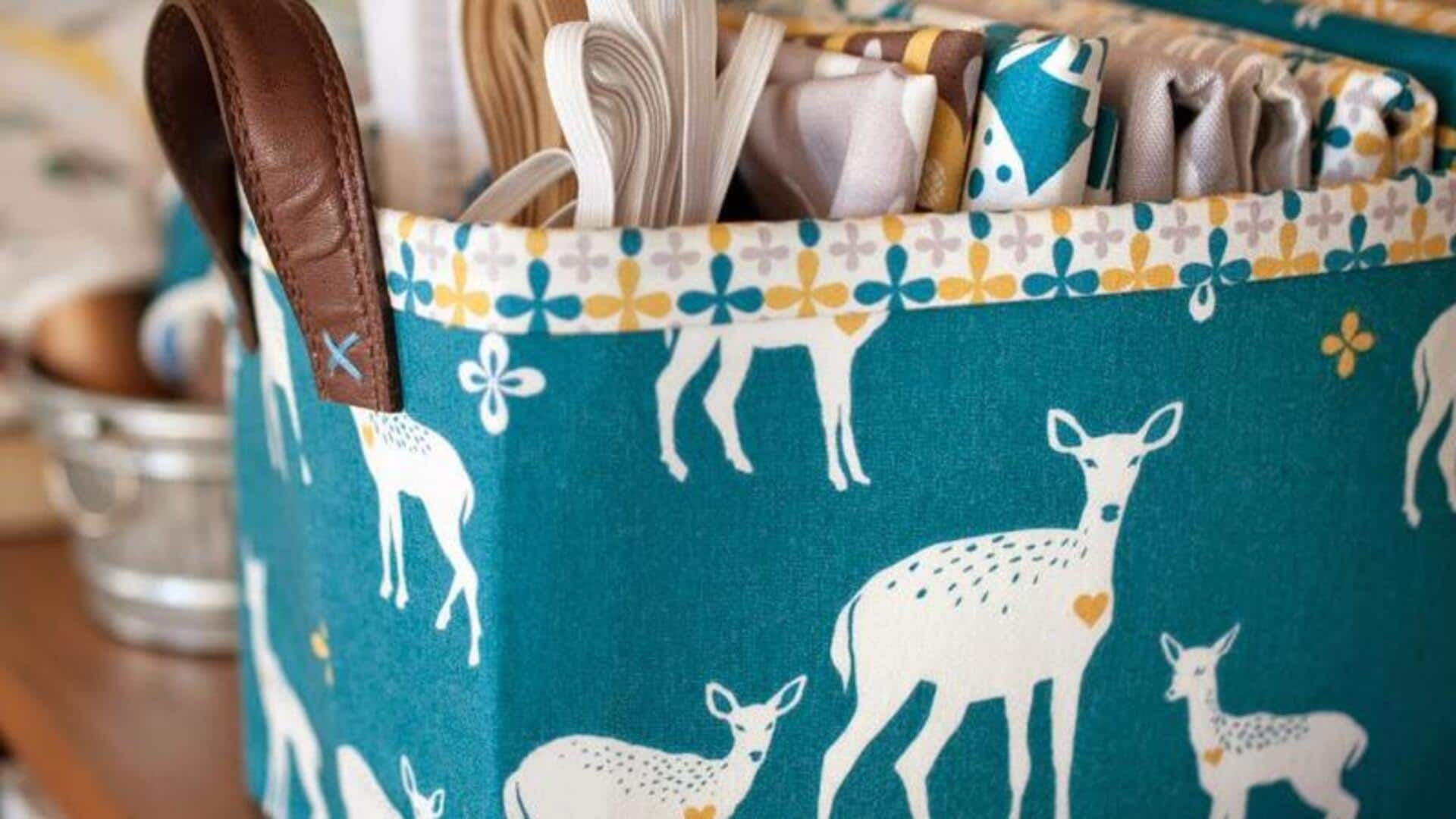 How to organize your home with colorful textiles