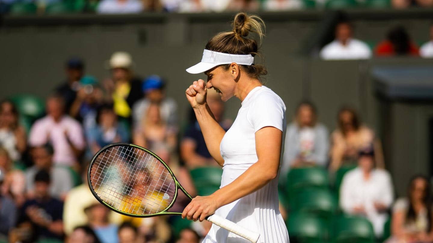 2022 Wimbledon: Simona Halep reaches semis after defeating Amanda Anisimova