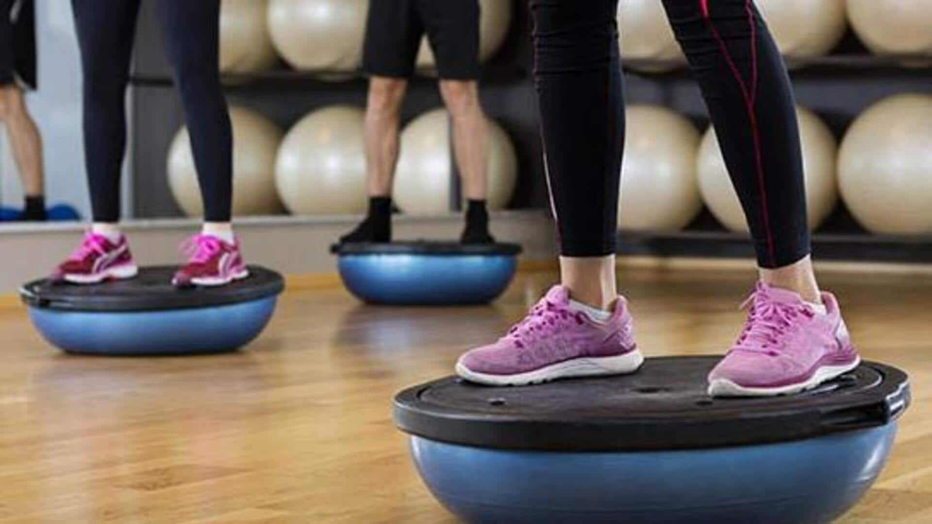 Mastering balance with Bosu ball workouts