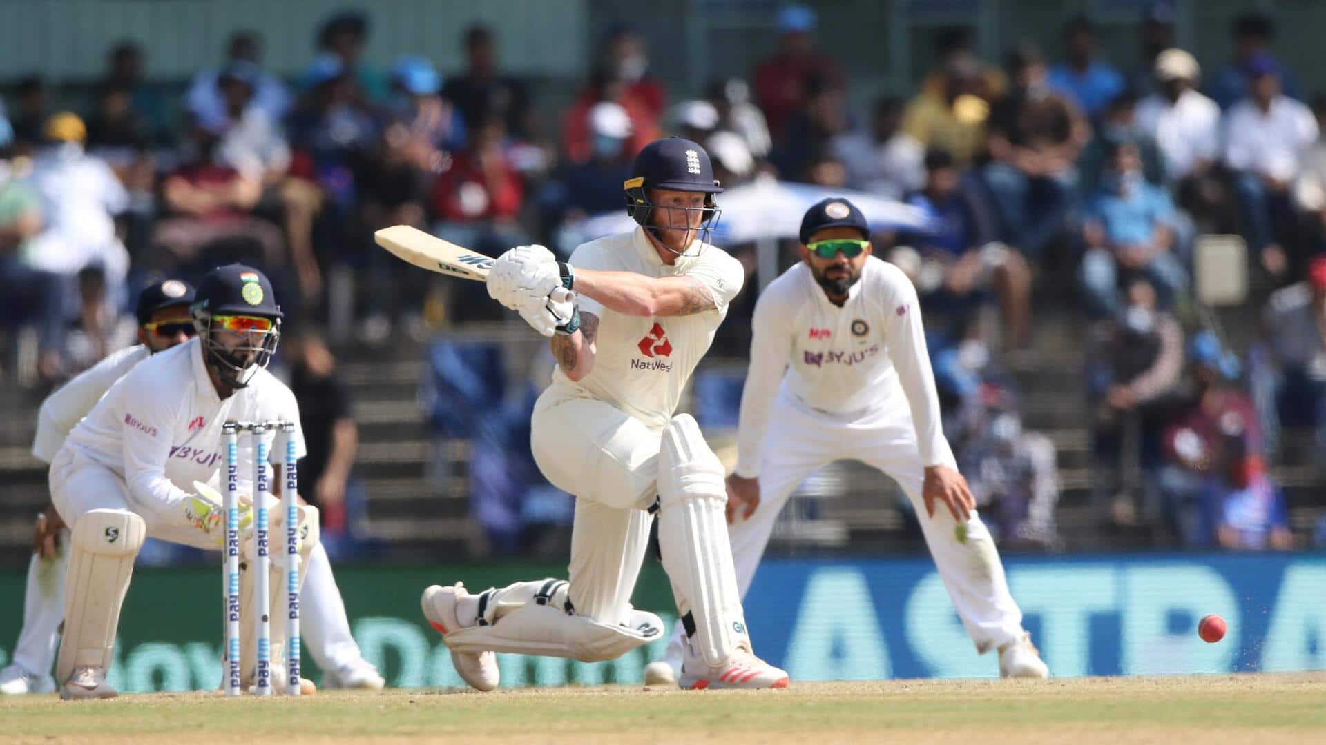 Ben Stokes accomplishes 1,000 Test runs against India: Key stats Ben Stokes accomplishes 1,000 Test runs against India: Key stats