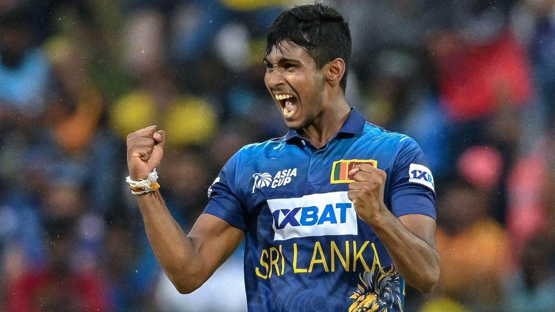 Sri Lanka's Matheesha Pathirana ruled out of Pakistan T20I tri-series