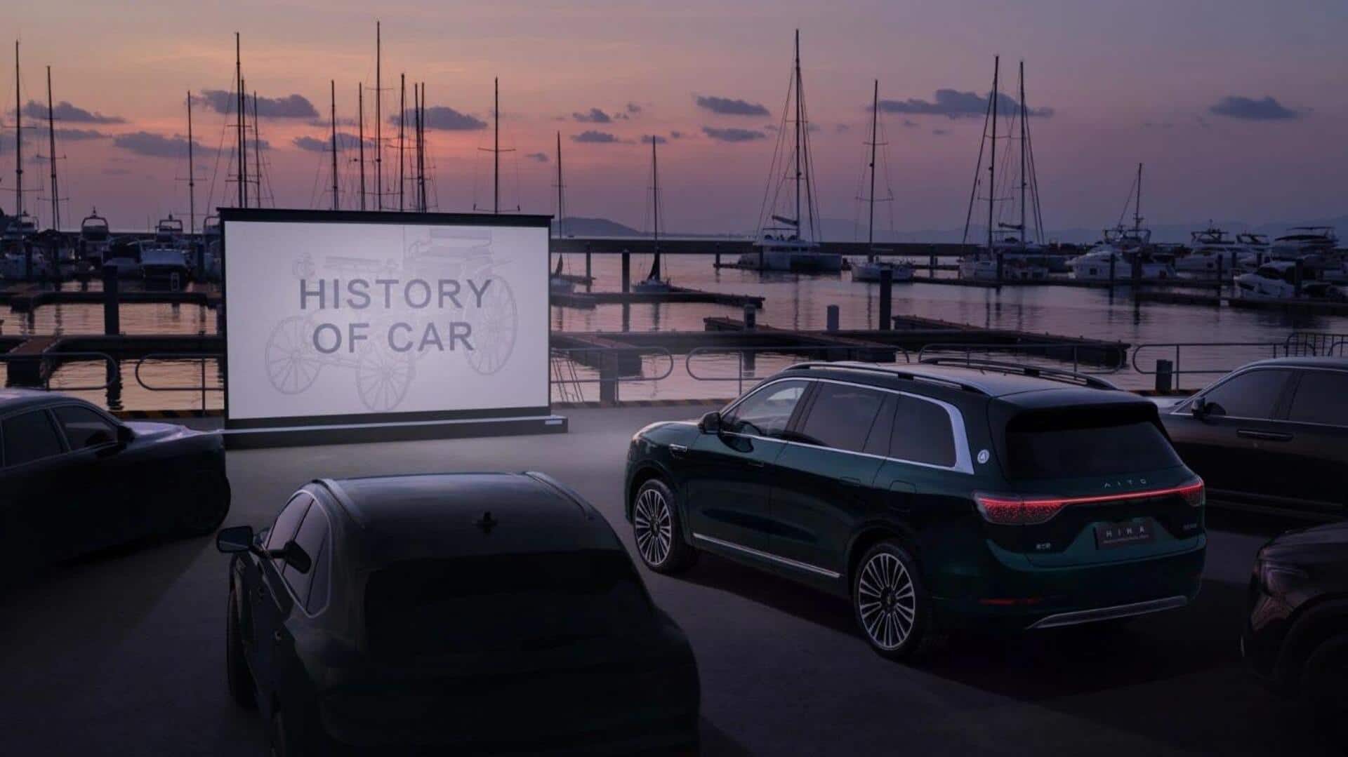 Huawei's car headlights can project movies, navigation cues on road