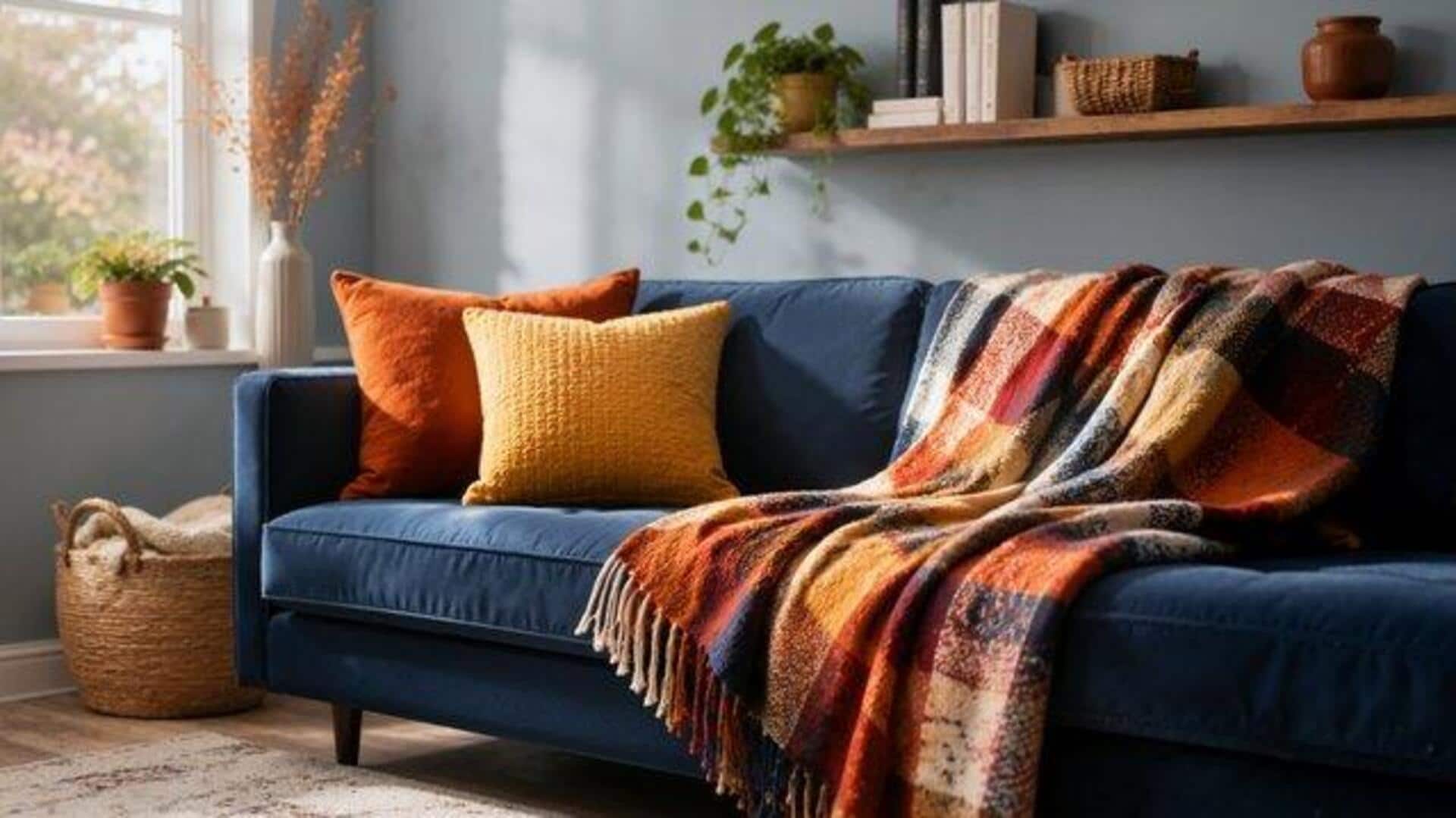How to use oversized textiles in home decor