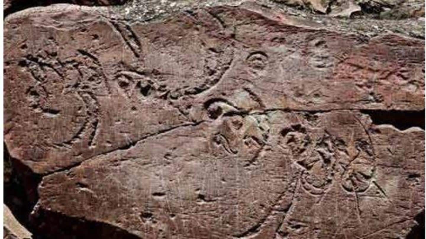 'Shankhalipi' inscription discovered on stairs of Gupta-period temple in Etah