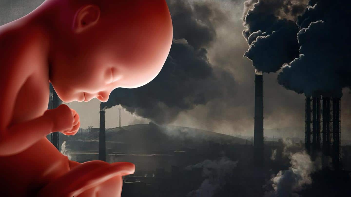 In a first, toxic air pollutants found in unborn babies