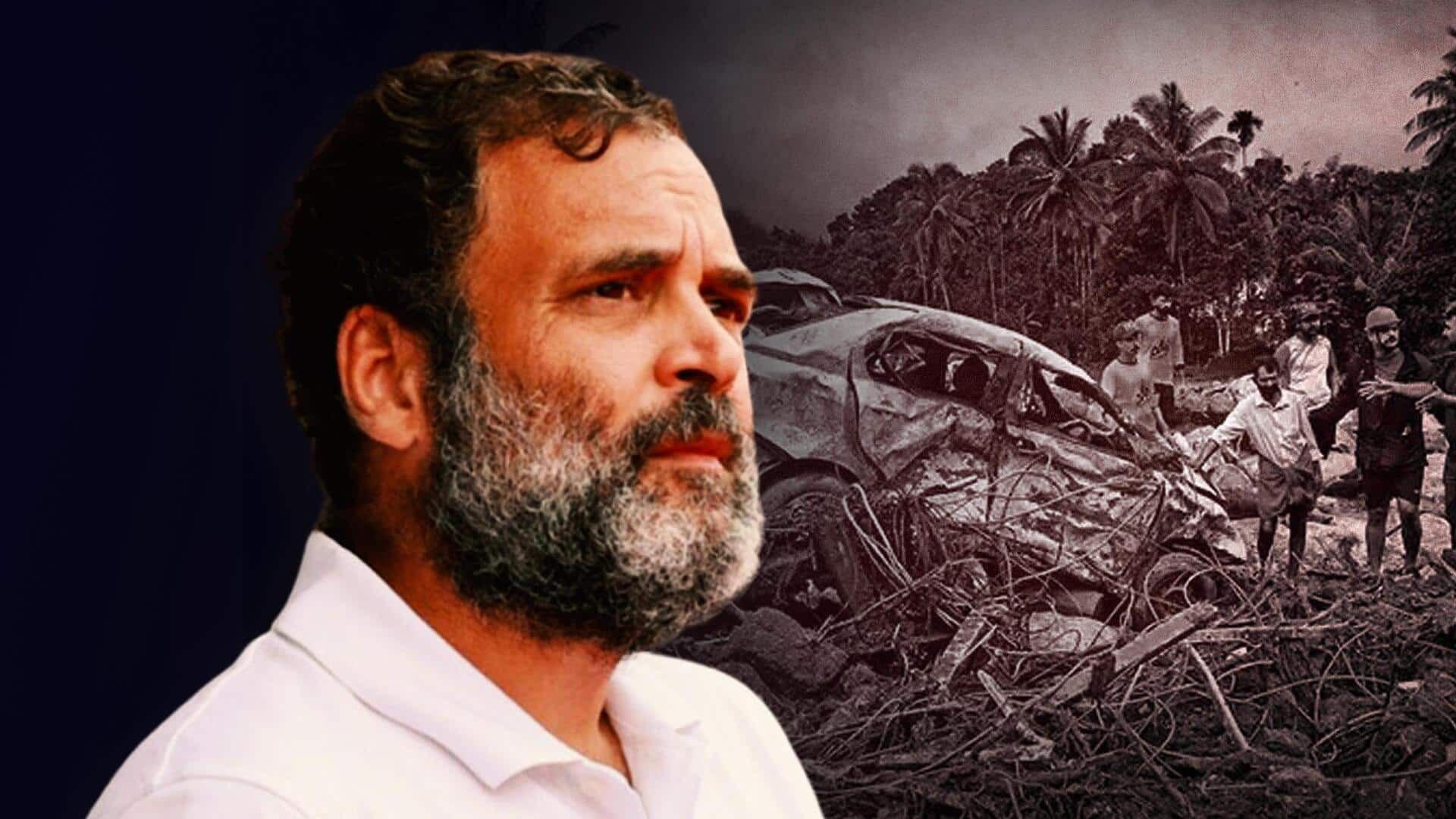 Rahul Gandhi urges Centre to declare Wayanad landslides 'national disaster'