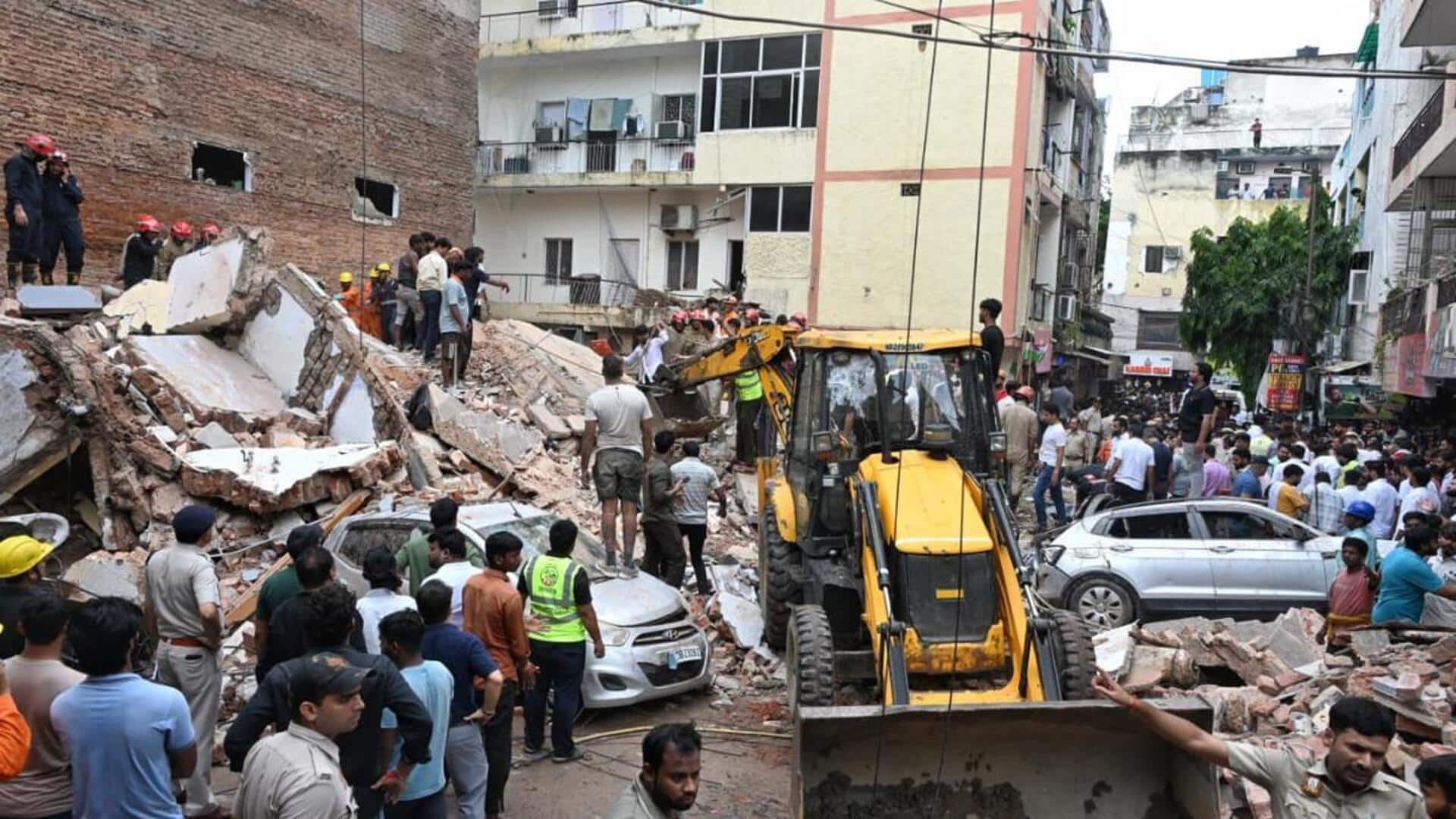 'Distressing': PM Modi condoles Delhi PG building collapse