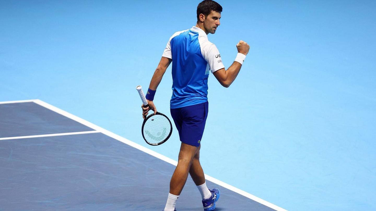Djokovic in pursuit of his sixth ATP Finals title Djokovic in pursuit of his sixth ATP Finals title