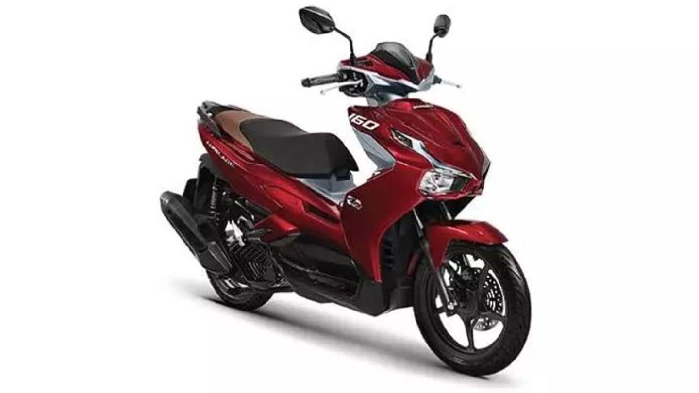 2022 Honda Airblade 160 maxi-style scooter goes official: Check features