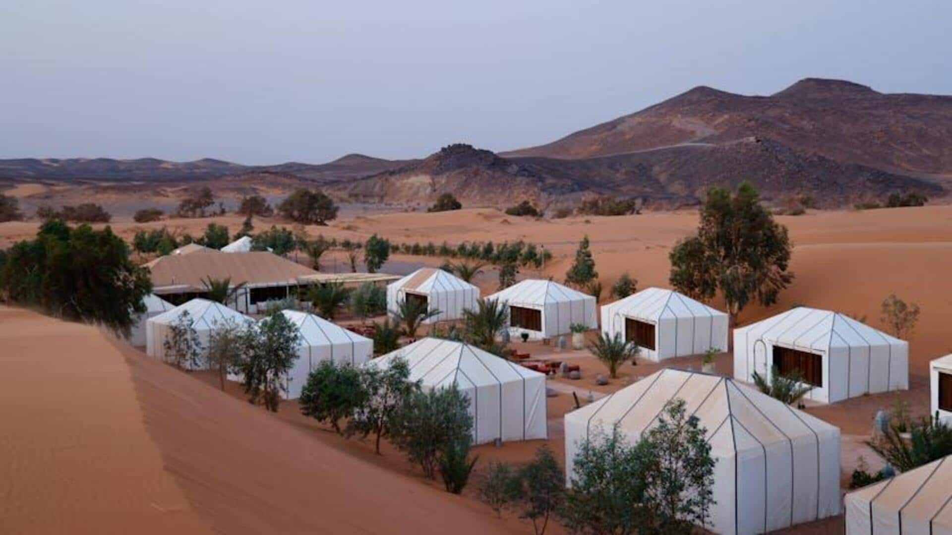 Experience the magic of Morocco's Sahara desert luxury camp