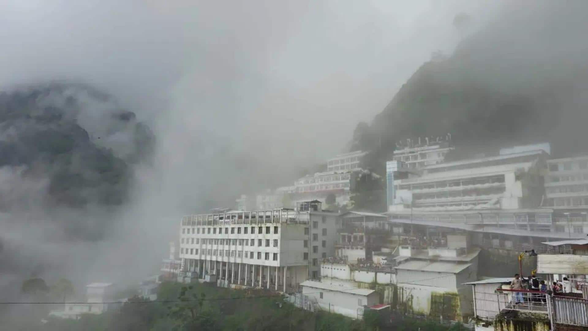 Jammu: 9 killed, Vaishno Devi yatra suspended amid heavy rain