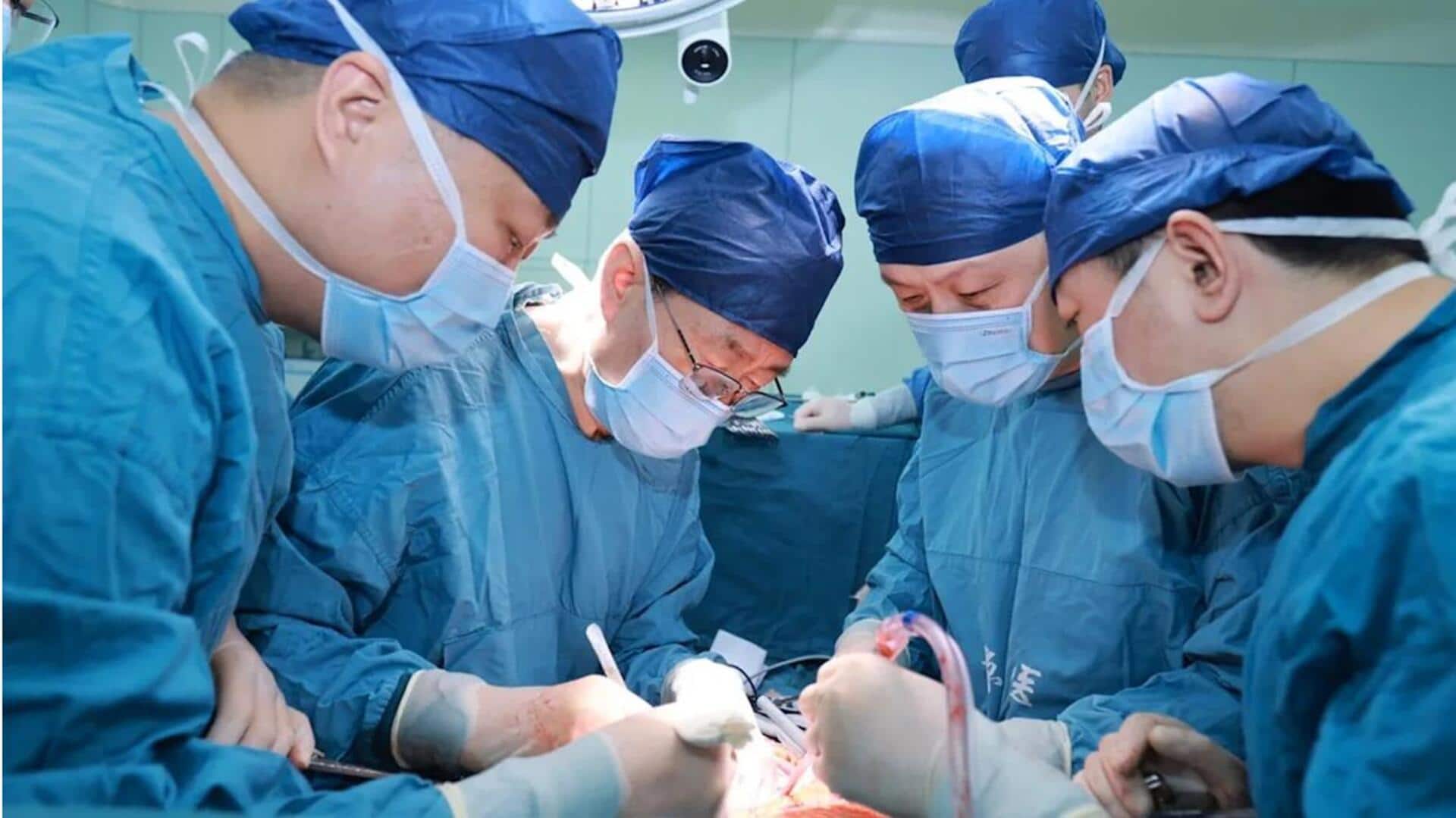 First-ever pig liver transplant keeps man alive for 171 days First-ever pig liver transplant keeps man alive for 171 days